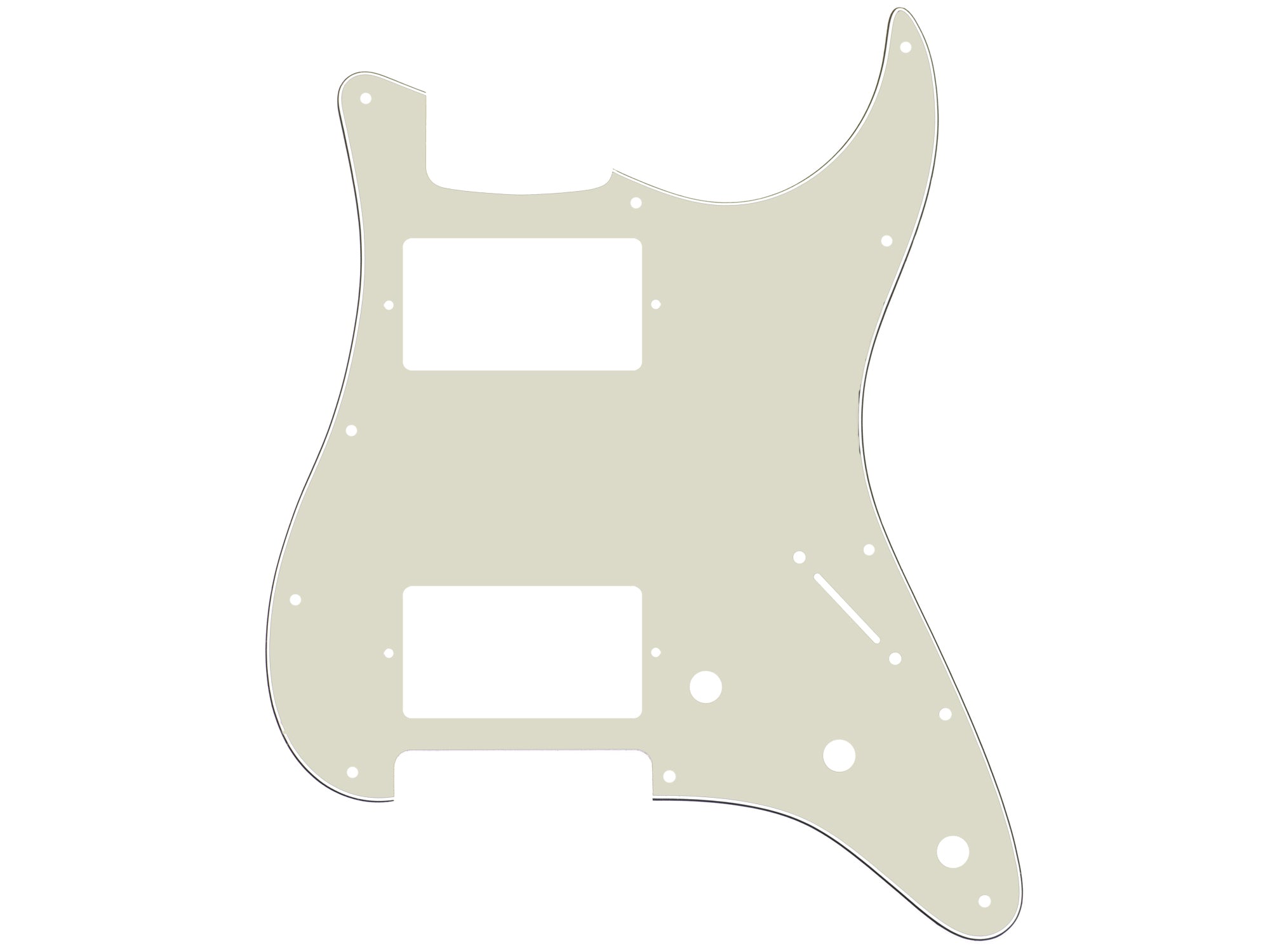 Pickguard HH pour Strat® (moderne 11 trous)