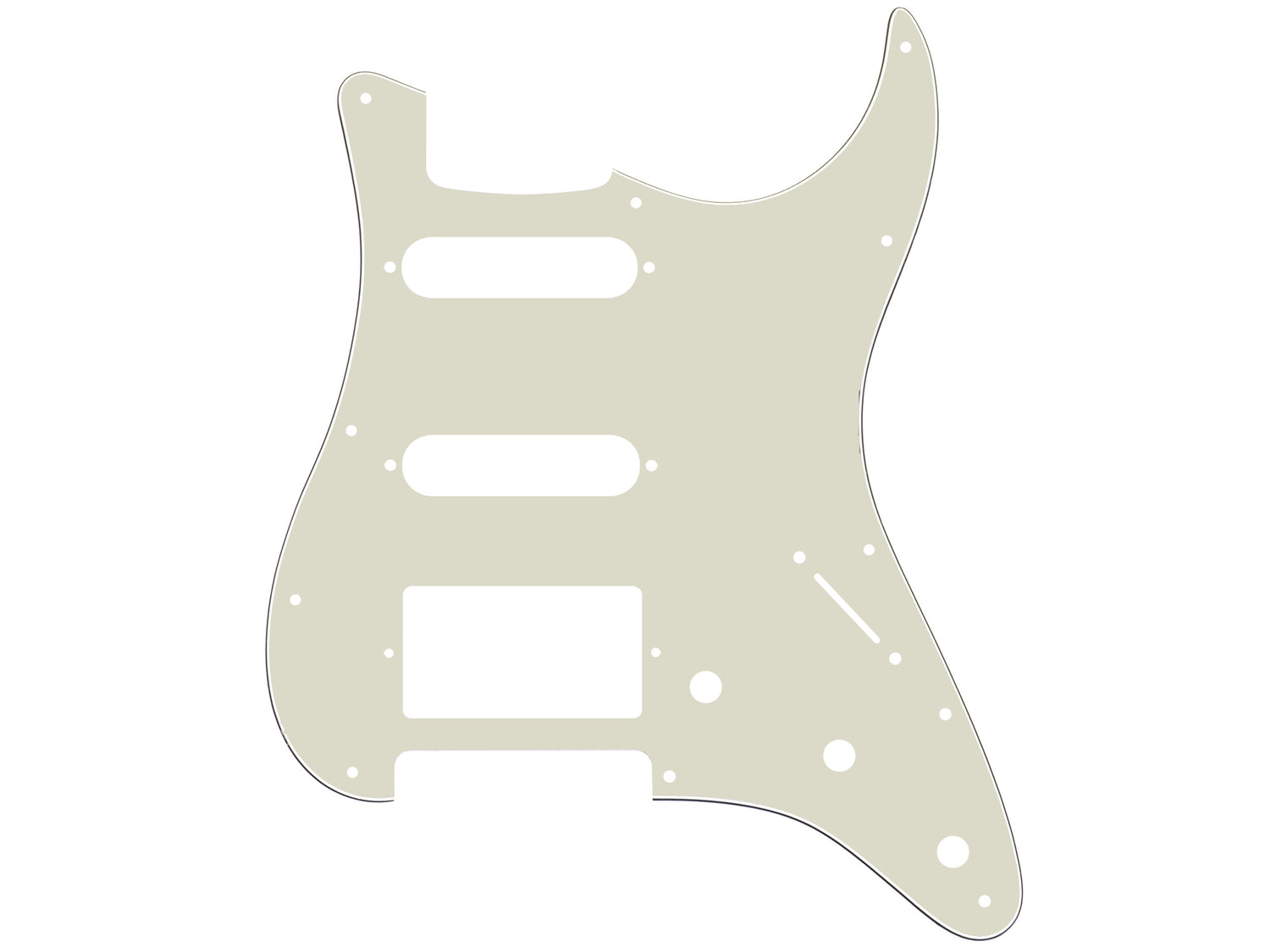 Pickguard HSS pour Strat® (moderne 11 trous)