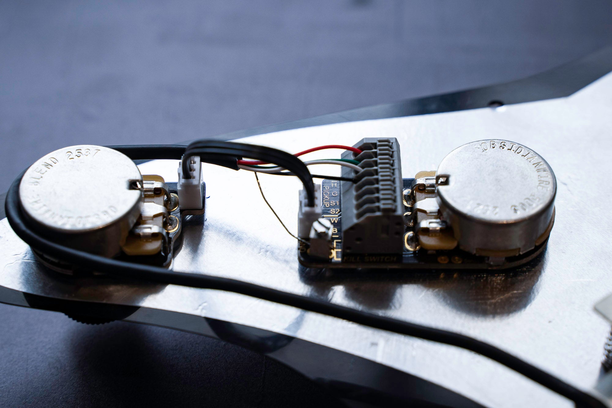 Custom Works:  Single Humbucker Loaded Pickguard for Strat®