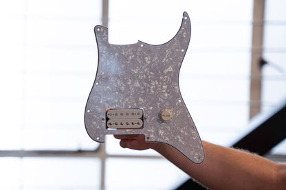 Custom Works:  Single Humbucker Loaded Pickguard for Strat®