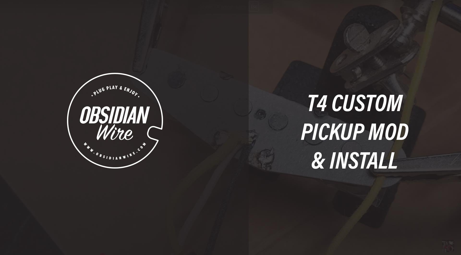 Load video: A demo of how to install a separate ground wire to the cover of your telecaster neck pickup. This mod is required for 4-way wiring.