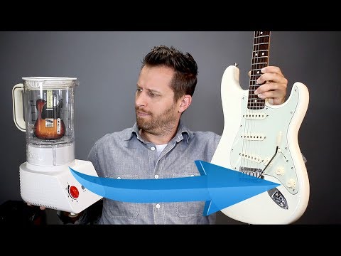 Video demo of the ObsidianWire Blender Mod wiring harness for Strat, with a comparison to a standard Telecaster,